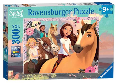 Puzzle XXL Pieces - DreamWorks - Spirit Riding Free Ravensburger-13252 ...