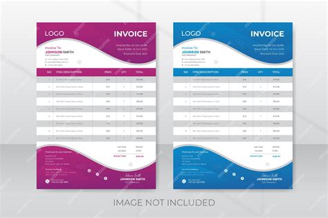 Excel Template For Invoice