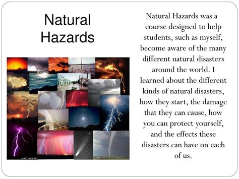 PPT - Natural Hazards What I Learned & What You Should know PowerPoint Presentation - ID:2125833