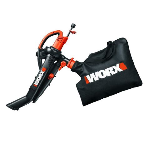 Worx 120 MPH 350 CFM 12 Amp Electric Leaf Blower/Mulcher/Vac with Metal Impeller | Shop Your Way ...