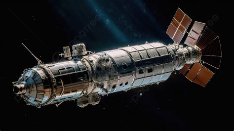 The Hubble Space Telescope At Space Station Nasa Background, High ...