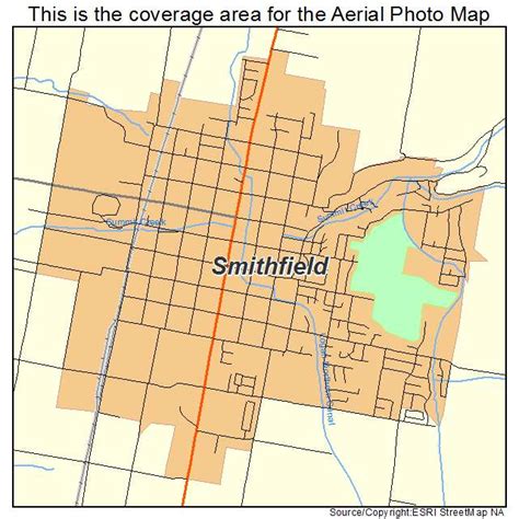 Aerial Photography Map of Smithfield, UT Utah