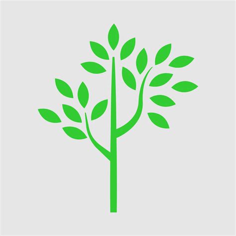 Plant vector design for logo 16744252 Vector Art at Vecteezy