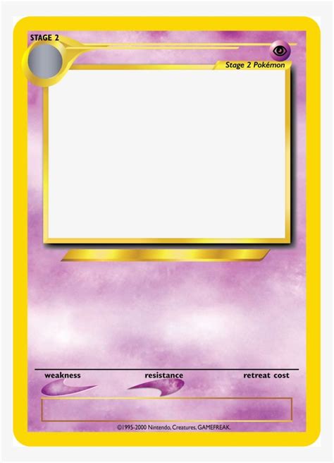 Pokemon Card Template, Trading Card Template, Place Card Template, Birthday Card Template ...