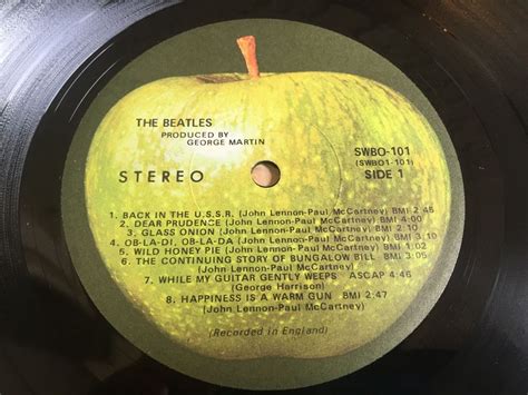 The Beatles ‎- The Beatles - Apple Records ‎- SWBO 101 - White Album - Numbered - A 0336544 ...