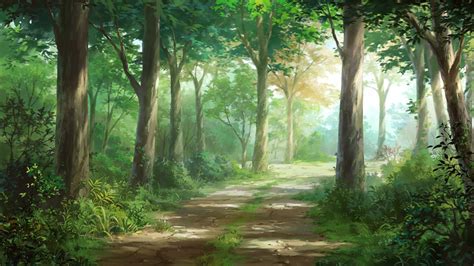 Anime Naruto Forest Background