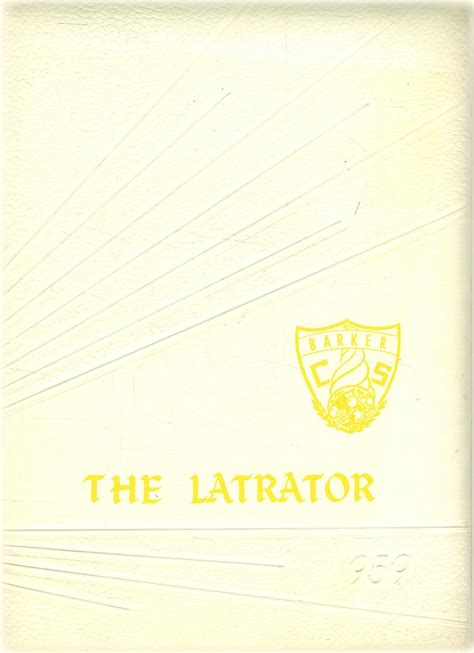 1959 yearbook from Barker High School from Barker, New York for sale