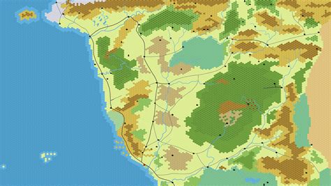 Savage Frontier Hex Map – Spriggan's Den