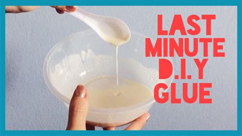 2 Ingredient DIY Glue / Paper Mache Paste Quick and Easy Tutorial ...