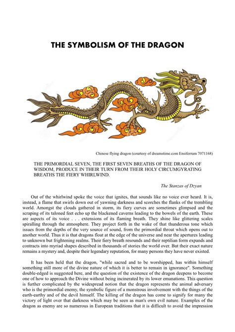 The Symbolism of the Dragon - DocsLib