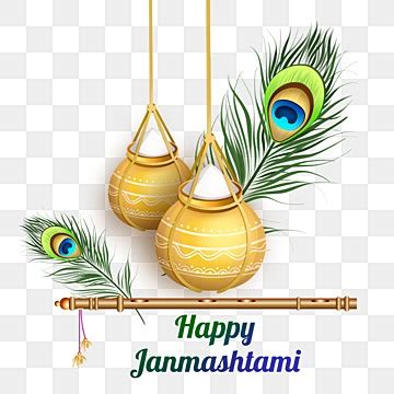 Happy Janmashtami 2024 PNG Transparent Images Free Download | Vector ...