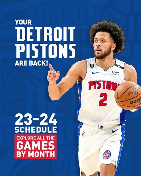 Detroit Pistons 2024 2025 Schedule - Paule Shelli