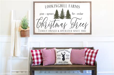 Christmas Tree Farm Sign Christmas Tree Sign Christmas | Etsy