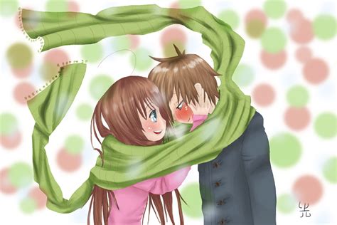 Christmas couple by HikariKoko on DeviantArt