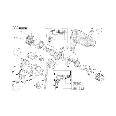 Bosch Spare Parts for Percussion Drill UniversalImpact 800