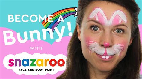 Easy Easter Bunny Face Paint Tutorial | Snazaroo - YouTube