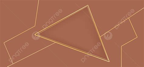 Simple Border Background Geometric Gold, Wallpaper, Border Background, Brown Background Image ...