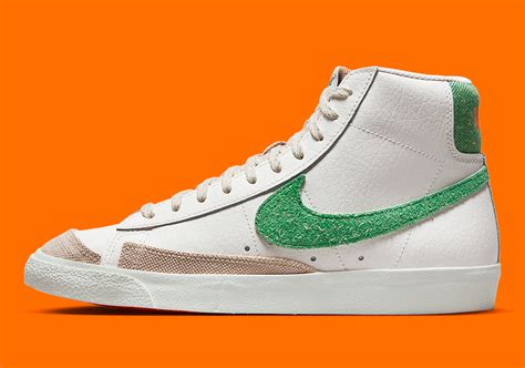 Nike Blazer Mid '77 "White/Green/Orange" | SneakerNews.com