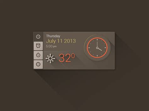 Time/date/weather widget | Weather widget, Widget, Weather widget design