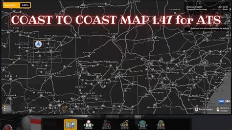 AMERICAN TRUCK SIMULAROR COAST TO COAST MAP 1.47 - YouTube