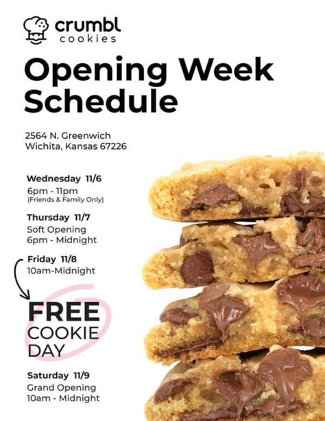 Crumbl Gourmet Cookie Delivery Service Opening in Wichita November 7th - Wichita Mom