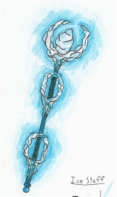 ice staff by TiemanU14 on DeviantArt