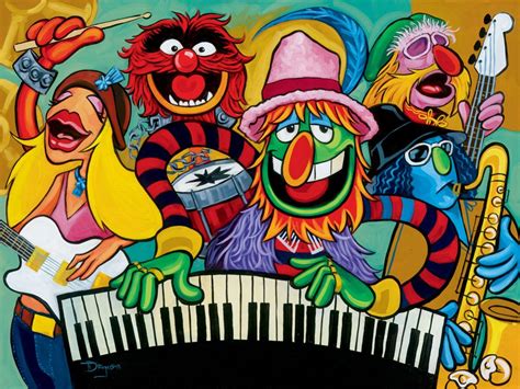 Electric Mayhem Band: By Tim Rogerson | Disney fine art, Muppets ...