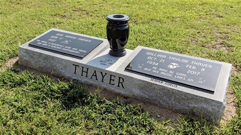 Custom Double Grave Marker Portfolio — Brown Memorials