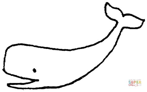 Whale Outline Humpback Whale Clipart Coloring Page Pencil And In Color - Bank2home.com