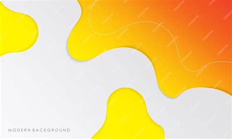 Premium Vector | Modern white with gradients orange background