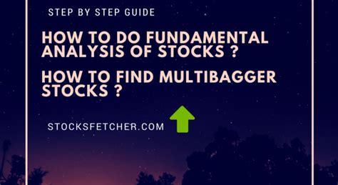 How to do fundamental analysis of stocks - Step by Step