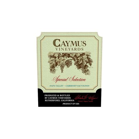 1992 Caymus Vineyards Napa Valley Cabernet Sauvignon Special Selection - Medium Plus