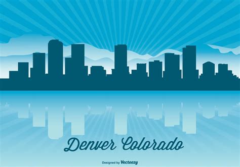 Denver Skyline Cartoon