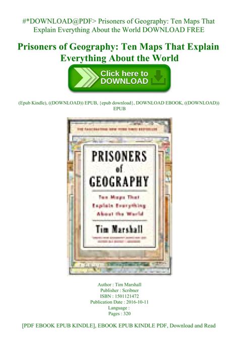 #DOWNLOAD@PDF Prisoners of Geography Ten Maps That Explain Everything About the World DOWNLOAD FREE