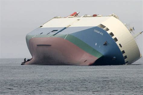 Disasters at sea involving car carrier ships