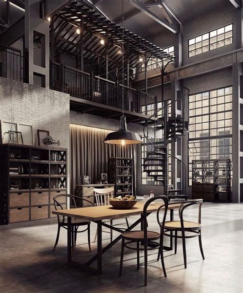 We know this theme .. | Diseño de interiores industrial, Casas de diseño industrial ...