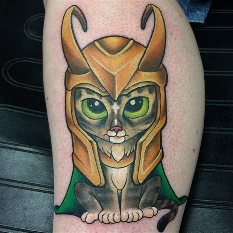 Loki Helmet Tattoo Designs