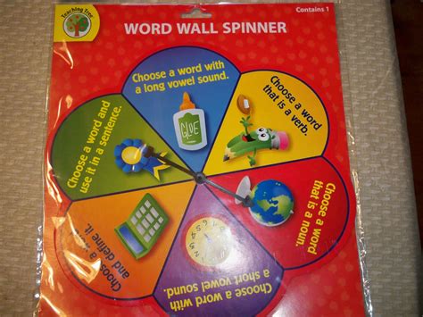 First Grade O.W.L.s: Spin a Word Wall Word