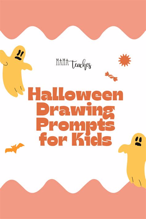 Halloween Drawing Prompts for Kids - Mama Teaches