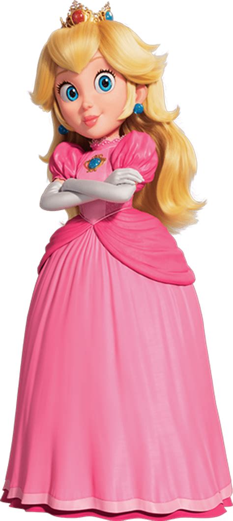 Princess Peach The Super Mario Bros Movie Png by GruYDruAmarillo on DeviantArt