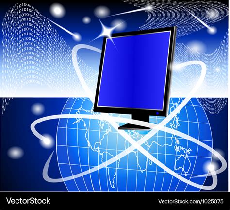 It computer background Royalty Free Vector Image