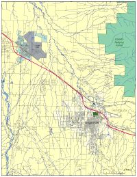 Bozeman Montana Town Map