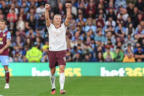 Erling Haaland scores two goals vs Burnley in EPL opener - Futbol on ...