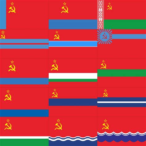 Socialist Country Flags