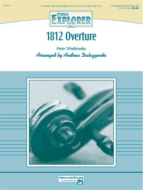 1812 Overture: String Orchestra Conductor Score & Parts: Peter Ilyich Tchaikovsky | Sheet Music