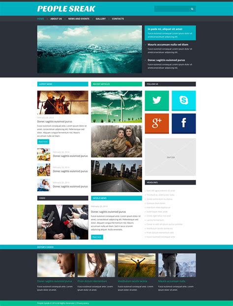 News Portal Responsive Joomla Template