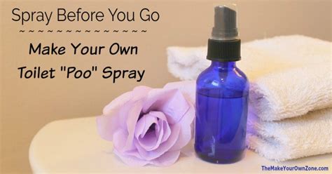 DIY "Spray Before You Go" Poo Spray - The Make Your Own Zone