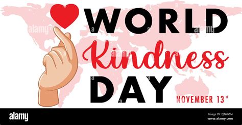 World Kindness Day Poster Design illustration Stock Vector Image & Art ...