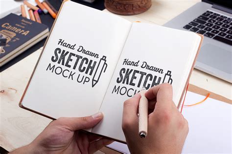 Hand-Drawn-Sketch-Sketchbook-Free-PSD-Mockup – Free Mockup