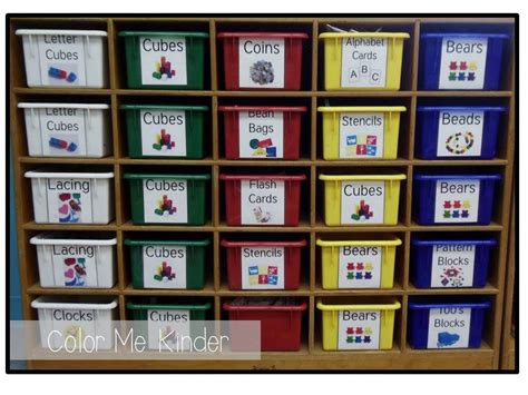 Printable Cubby Labels